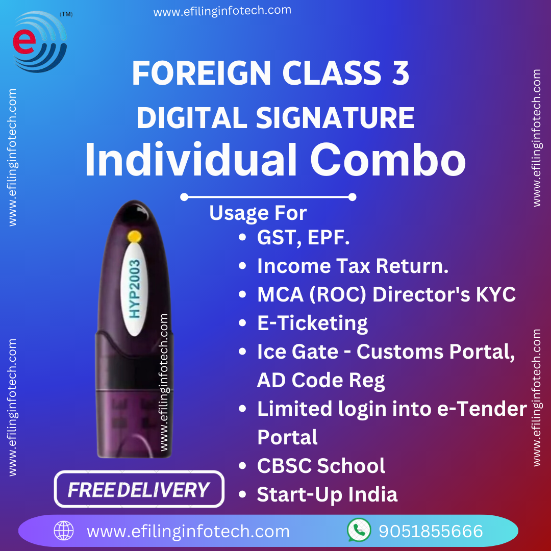 Foreign Class 3 Individual Combo DSC